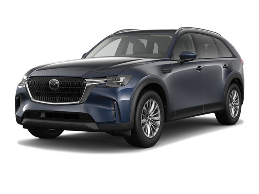 New 2024 Mazda CX90 SUV 3.3 Turbo Preferred Deep Crystal Blue Mica For